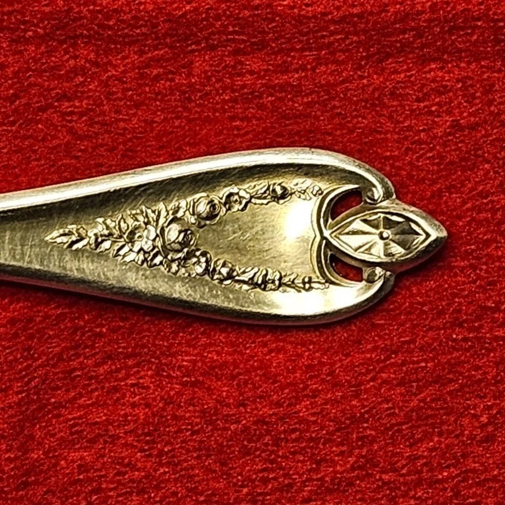 1847 Rogers Bros Silver-Plate Silverware - Lot of 5‎ Dessert Spoons